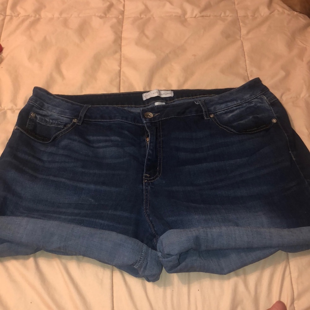 Denim shorts